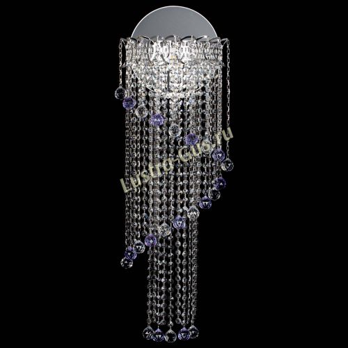 Бра Омега №3 фиолетовая в Магнитогорске Гусь Хрустальный