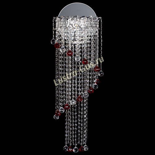 Бра Омега №3 красная в Магнитогорске Гусь Хрустальный