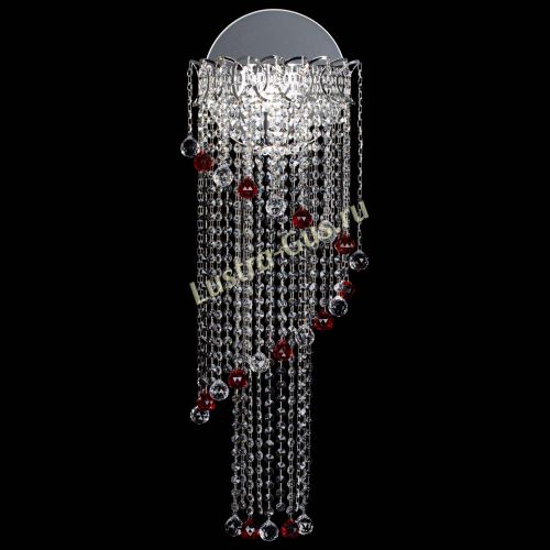 Бра Омега №3 красная в Магнитогорске Гусь Хрустальный