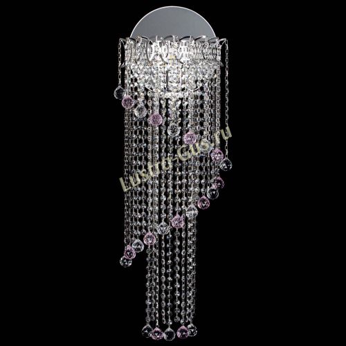 Бра Омега №3 розовая в Магнитогорске Гусь Хрустальный