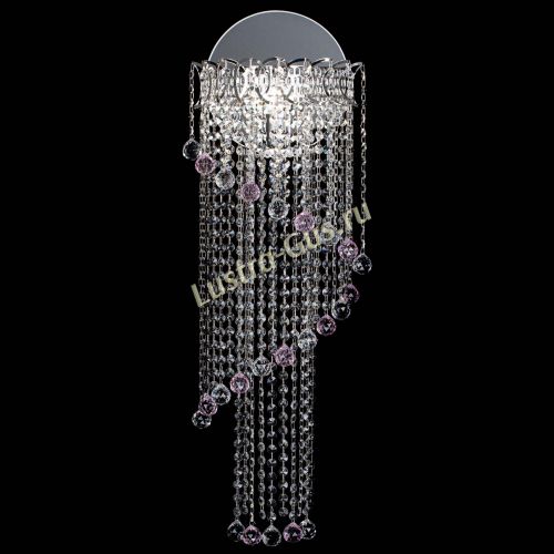 Бра Омега №3 розовая в Магнитогорске Гусь Хрустальный