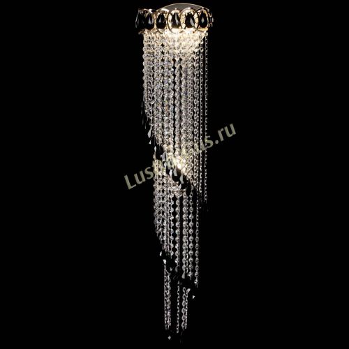 Бра Омега №4 черная в Магнитогорске Гусь Хрустальный