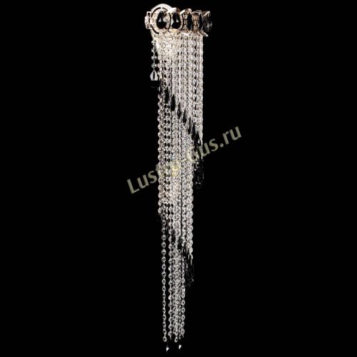 Бра Омега №4 черная в Магнитогорске Гусь Хрустальный