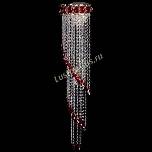 Бра Омега №4 красная в Магнитогорске Гусь Хрустальный