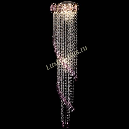 Бра Омега №4 розовая в Магнитогорске Гусь Хрустальный