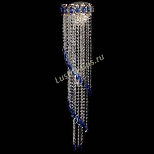 Бра Омега №4 синяя в Магнитогорске Гусь Хрустальный
