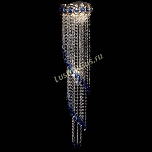 Бра Омега №4 синяя в Магнитогорске Гусь Хрустальный