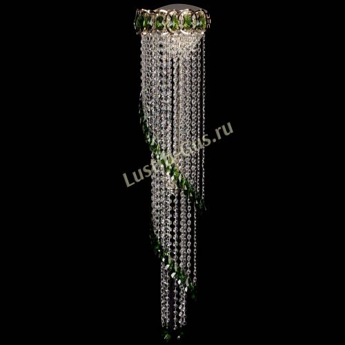 Бра Омега №4 зеленая в Магнитогорске Гусь Хрустальный