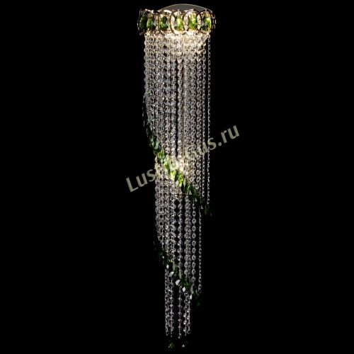 Бра Омега №4 зеленая в Магнитогорске Гусь Хрустальный