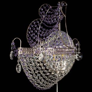  Бра Парусник №1 фиолетовая