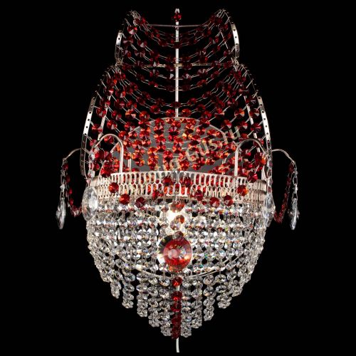 Бра Парусник №1 красная в Магнитогорске Гусь Хрустальный