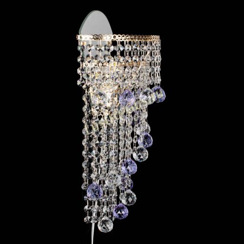 Бра Пирамида №3 фиолетовая в Магнитогорске Гусь Хрустальный