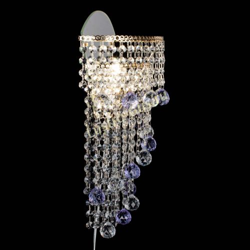 Бра Пирамида №3 фиолетовая в Магнитогорске Гусь Хрустальный