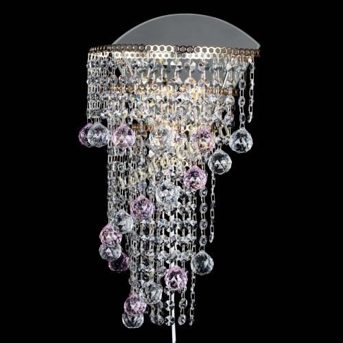 Бра Пирамида №3 розовая в Магнитогорске Гусь Хрустальный