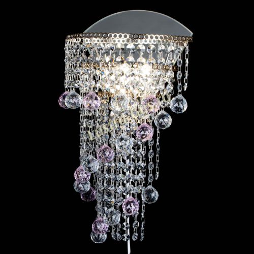 Бра Пирамида №3 розовая в Магнитогорске Гусь Хрустальный