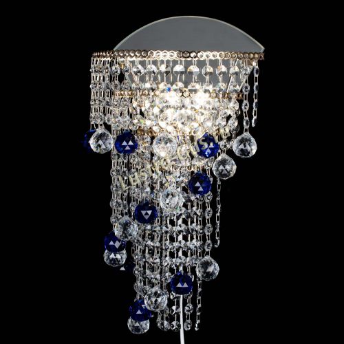 Бра Пирамида №3 синяя в Магнитогорске Гусь Хрустальный