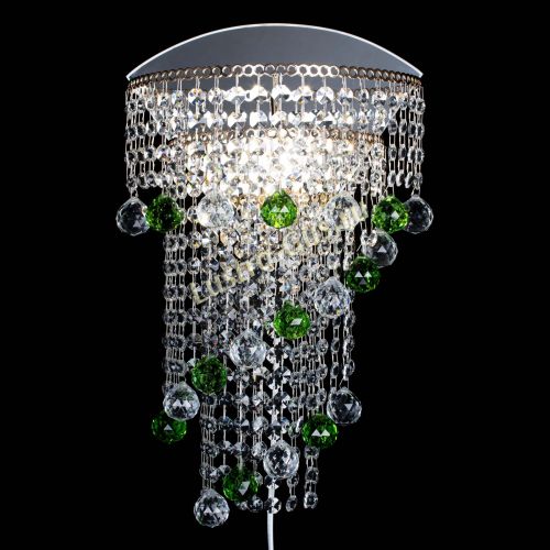 Бра Пирамида №3 зеленая в Магнитогорске Гусь Хрустальный