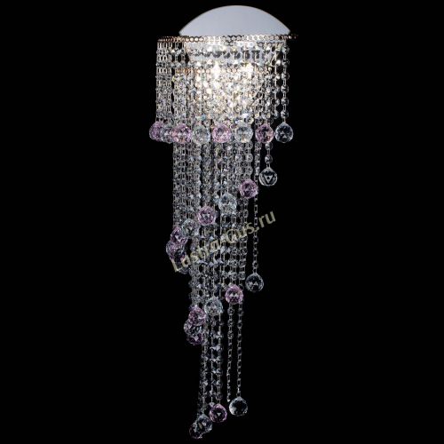 Бра Пирамида №6 розовая в Магнитогорске Гусь Хрустальный