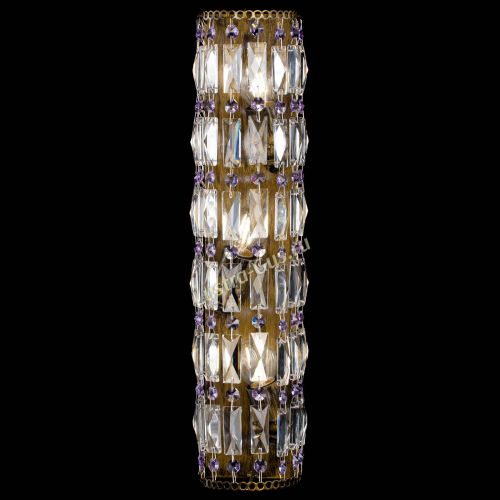 Бра Прямоугольник пластинка под бронзу Фиолетовая в Магнитогорске Гусь Хрустальный