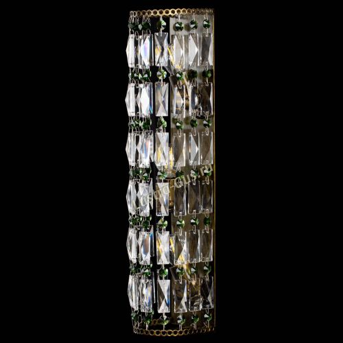 Бра Прямоугольник пластинка под бронзу Зеленая в Магнитогорске Гусь Хрустальный