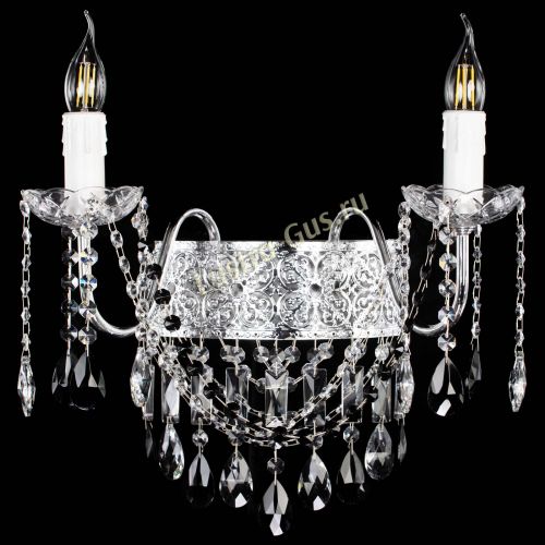 Бра Свеча Восток №2 черная в Магнитогорске Гусь Хрустальный