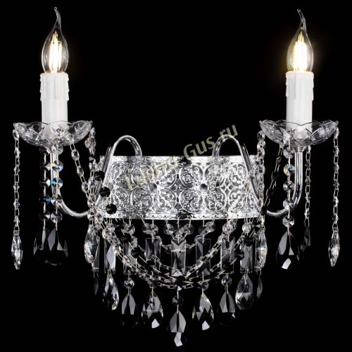 Бра Свеча Восток №2 черная в Магнитогорске Гусь Хрустальный