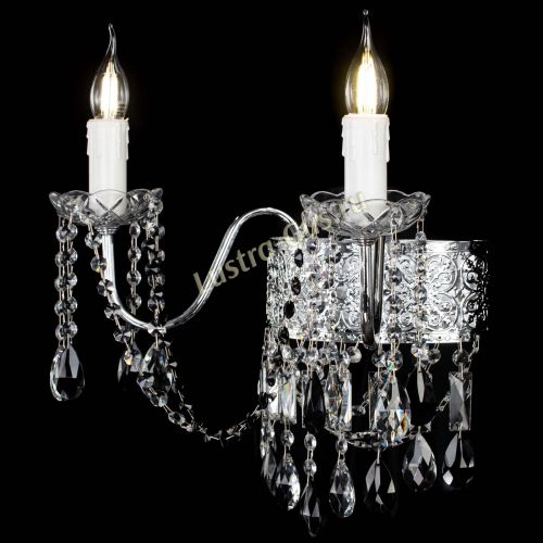 Бра Свеча Восток №2 черная в Магнитогорске Гусь Хрустальный