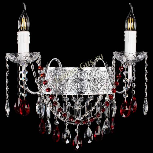 Бра Свеча Восток №2 красная в Магнитогорске Гусь Хрустальный