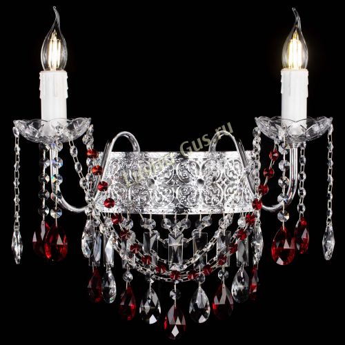 Бра Свеча Восток №2 красная в Магнитогорске Гусь Хрустальный