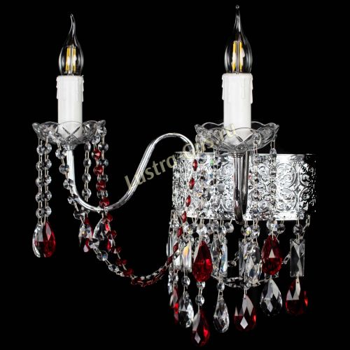 Бра Свеча Восток №2 красная в Магнитогорске Гусь Хрустальный