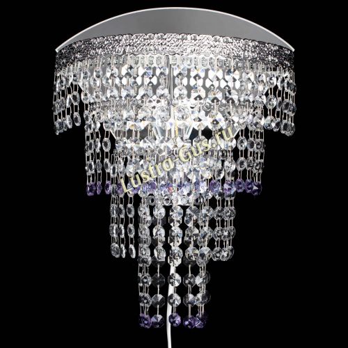 Бра Токката оптикон фиолетовая в Магнитогорске Гусь Хрустальный