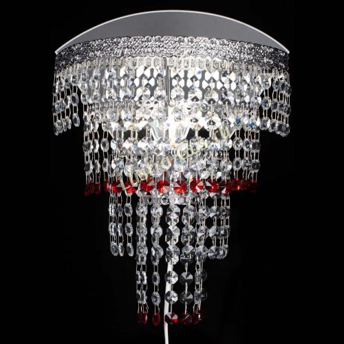 Бра Токката оптикон красная в Магнитогорске Гусь Хрустальный