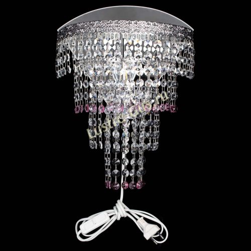 Бра Токката оптикон розовая в Магнитогорске Гусь Хрустальный