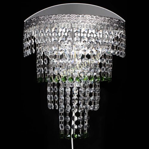 Бра Токката оптикон зеленая в Магнитогорске Гусь Хрустальный