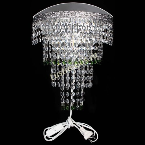 Бра Токката оптикон зеленая в Магнитогорске Гусь Хрустальный