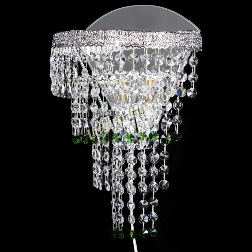 Бра Токката оптикон зеленая в Магнитогорске Гусь Хрустальный