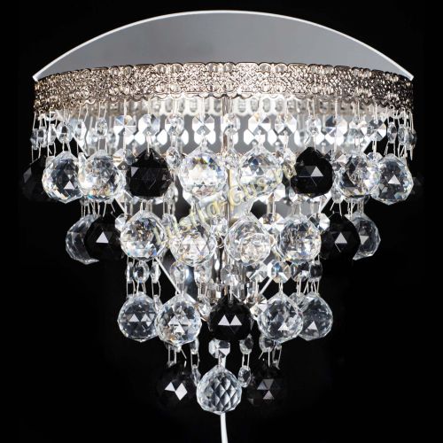 Бра Токката пирамида шар 30 черная в Магнитогорске Гусь Хрустальный