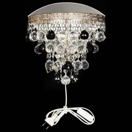 Бра Токката пирамида шар 30 черная в Магнитогорске Гусь Хрустальный