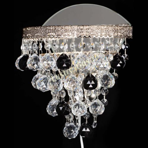 Бра Токката пирамида шар 30 черная в Магнитогорске Гусь Хрустальный