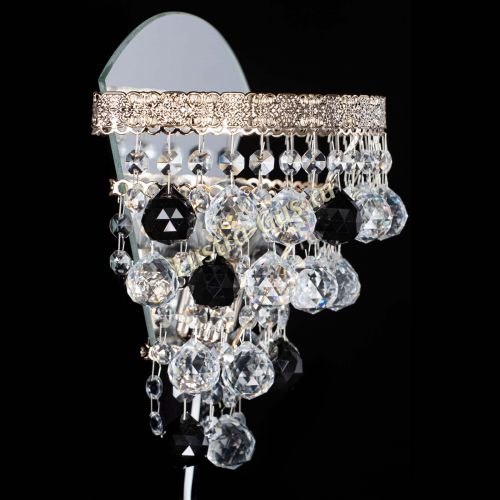 Бра Токката пирамида шар 30 черная в Магнитогорске Гусь Хрустальный