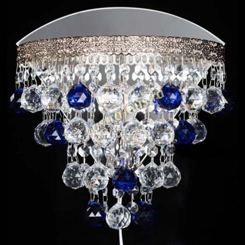 Бра Токката пирамида шар 30 синяя в Магнитогорске Гусь Хрустальный