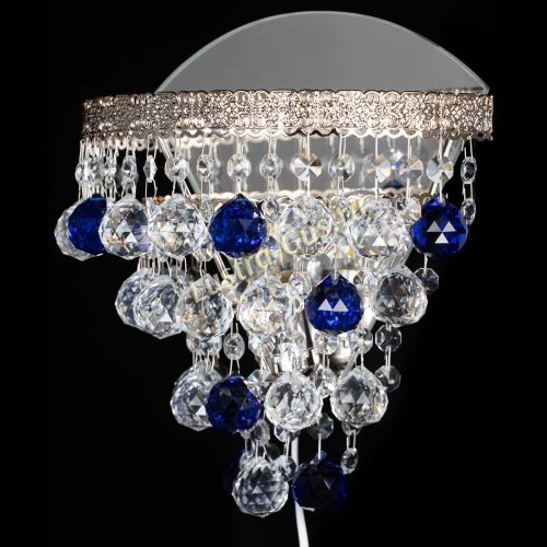 Бра Токката пирамида шар 30 синяя в Магнитогорске Гусь Хрустальный