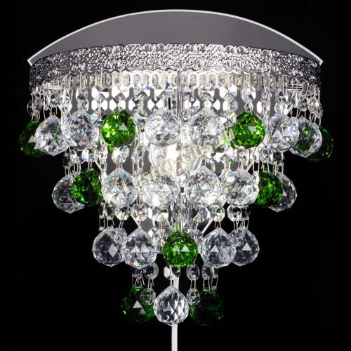 Бра Токката пирамида шар 30 зеленая в Магнитогорске Гусь Хрустальный