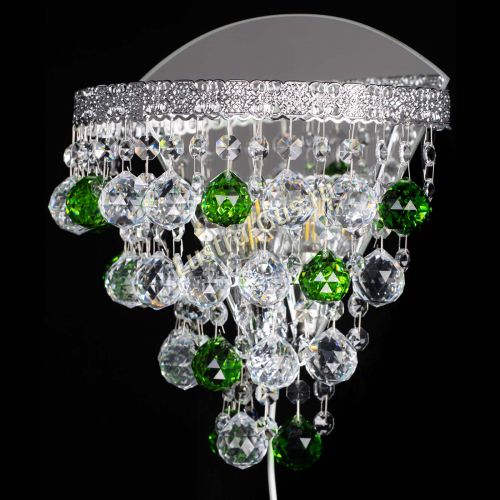 Бра Токката пирамида шар 30 зеленая в Магнитогорске Гусь Хрустальный