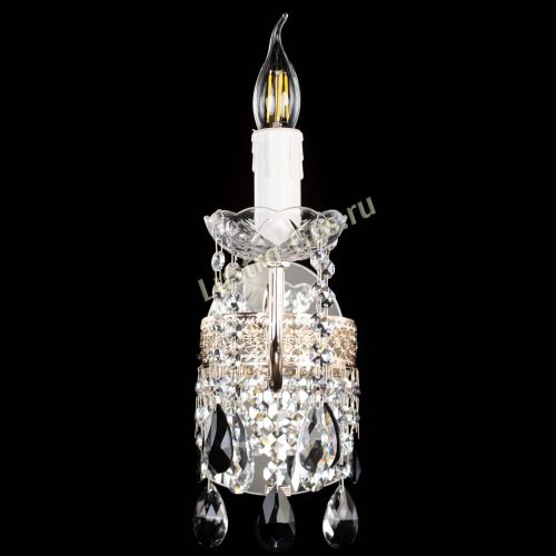 Бра Венеция №1 мини черная в Магнитогорске Гусь Хрустальный