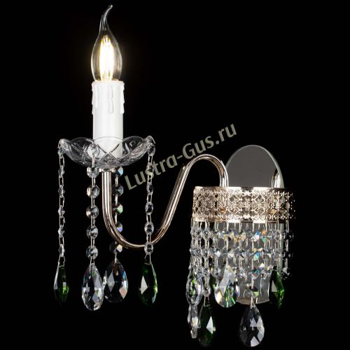 Бра Венеция №1 мини зеленая в Магнитогорске Гусь Хрустальный