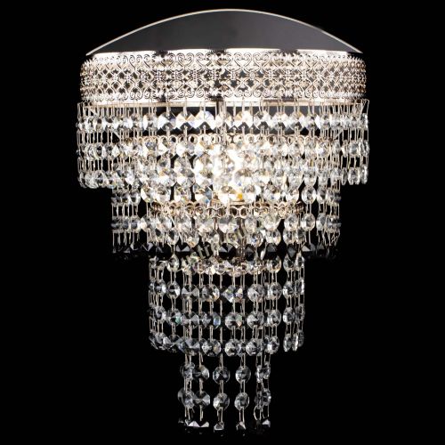 Бра Венеция Капель оптикон черная в Магнитогорске Гусь Хрустальный