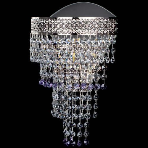 Бра Венеция Капель оптикон фиолетовая в Магнитогорске Гусь Хрустальный