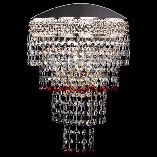 Бра Венеция Капель оптикон красная в Магнитогорске Гусь Хрустальный