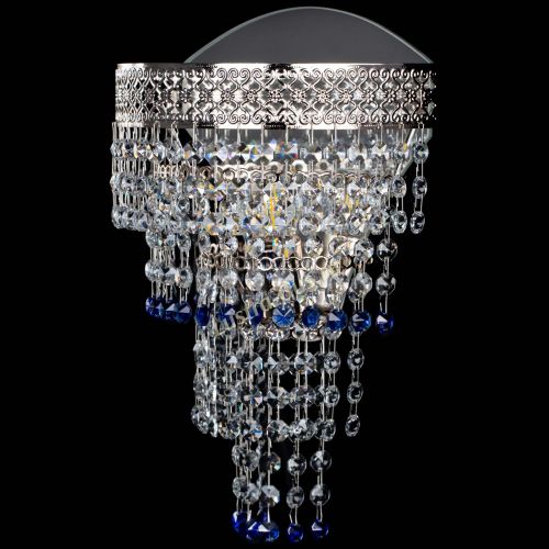 Бра Венеция Капель оптикон синяя в Магнитогорске Гусь Хрустальный